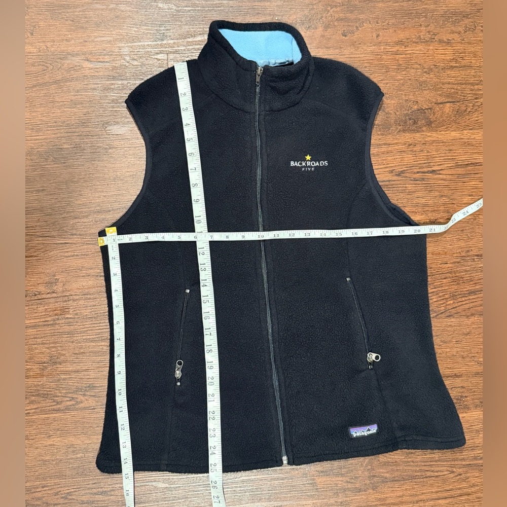 Patagonia Synchilla Vest Womens Black Fleece Full Zip outdoor classic Size XL - Picture 13 of 13